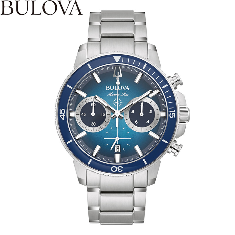 ノベルティ付 無金利ローン可 ブローバ BULOVA マリンスター Marine Star 96B380 メンズ 腕時計 時計 クォーツ クロノグラフ  ビジネス ウォッチ おしゃれ : bulova-b-118 : THE WATCH SHOP.web store - 通販 - Yahoo!ショッピング