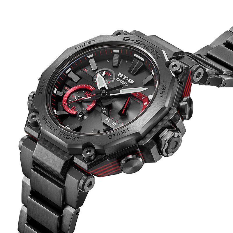 無金利ローン可 3年間無料点検付 ジーショック G-SHOCK エムティージー B2000 シリーズ メンズ 腕時計 時計 ソーラークオーツ 正規品 MTG-B2000YBD-1AJFの画像