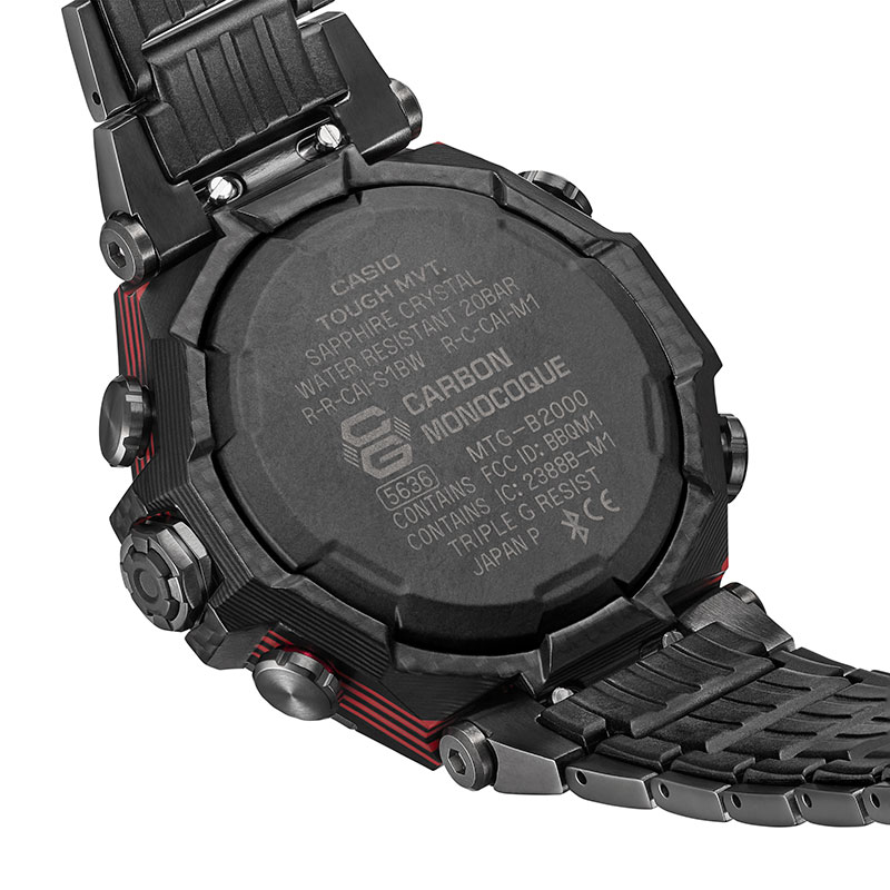 無金利ローン可 3年間無料点検付 ジーショック G-SHOCK エムティージー B2000 シリーズ メンズ 腕時計 時計 ソーラークオーツ 正規品 MTG-B2000YBD-1AJFの画像