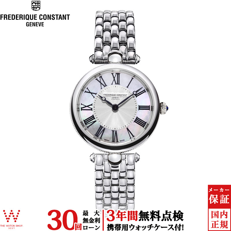 無金利ローン可 3年間無料点検付 フレデリック・コンスタント FREDERIQUE CONSTANT クラシック アールデコ ラウンド FC 200MPW2AR6B レディース 腕時計 :frd 159:THE WATCH SHOP.web store