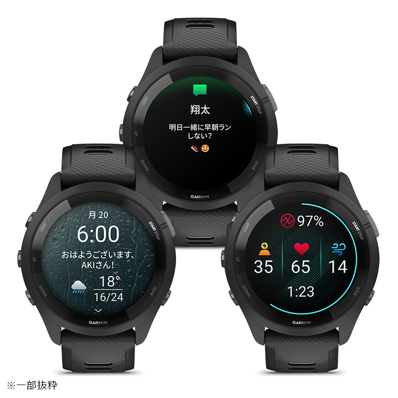 無金利ローン可 ガーミン GARMIN フォアランナー 265 ブラック Forerunner 265 010-02810-40 メンズ  スマートウォッチ Suica 音楽 : garmin-327 : THE WATCH SHOP.web store - 通販 -  Yahoo!ショッピング