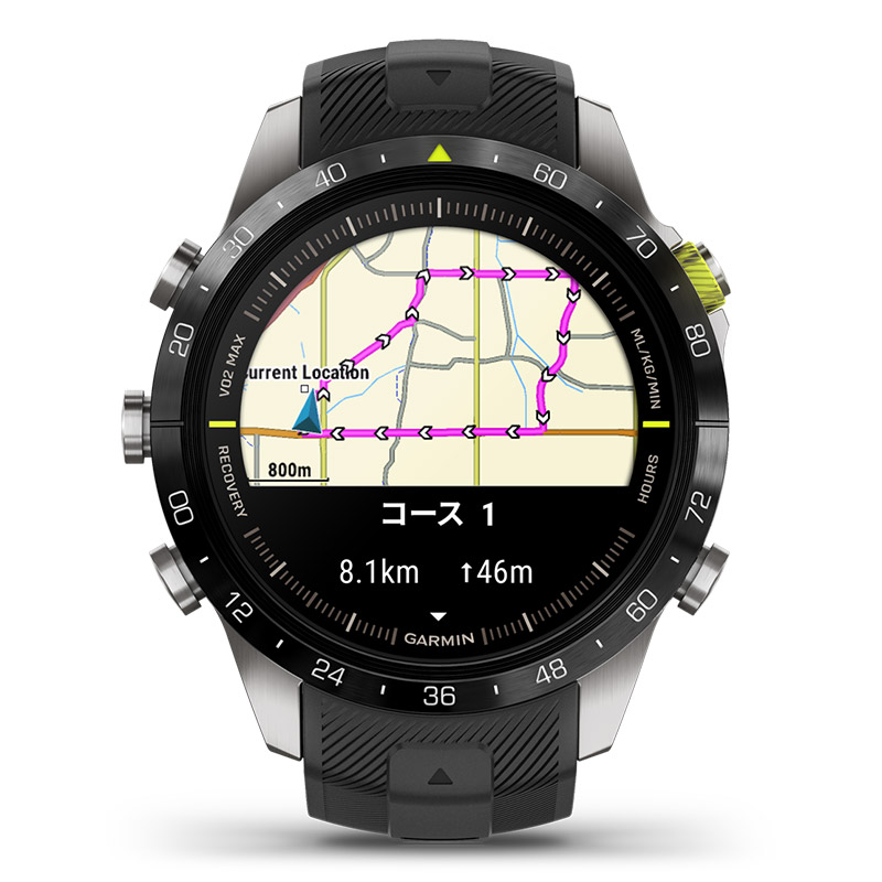 保護フィルム付 無金利ローン可 ガーミン GARMIN マーク アスリート 第2世代 MARQ Athlete Gen 2 010-02648-E2 メンズ スマートウォッチ suica ランニング｜thewatchshopwebstore｜09