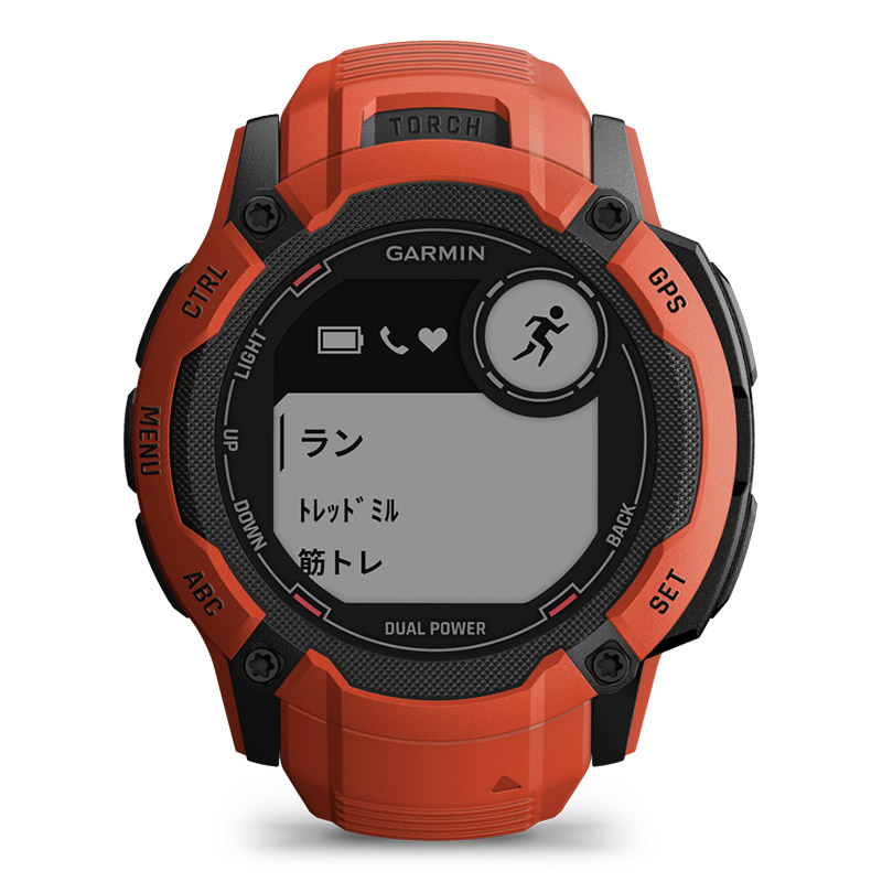 無金利ローン可 ガーミン GARMIN インスティンクト 2X Instinct 2X Dual Power Flame Red  010-02805-32 メンズ スマートウォッチ ソーラー suica : garmin-342 : THE WATCH SHOP.web  store - 通販 - Yahoo!ショッピング