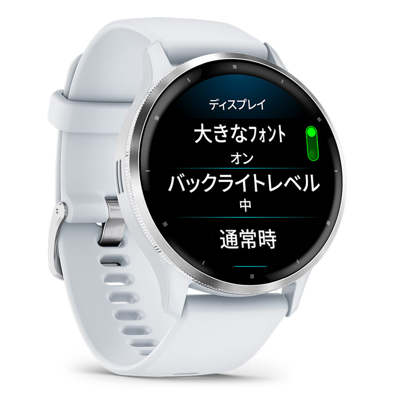 無金利ローン可 ガーミン GARMIN ヴェニュー3 ホワイトストーン シルバー Venu 3 Whitestone Silver  010-02784-40 メンズ スマートウォッチ suica 音楽 通話機能