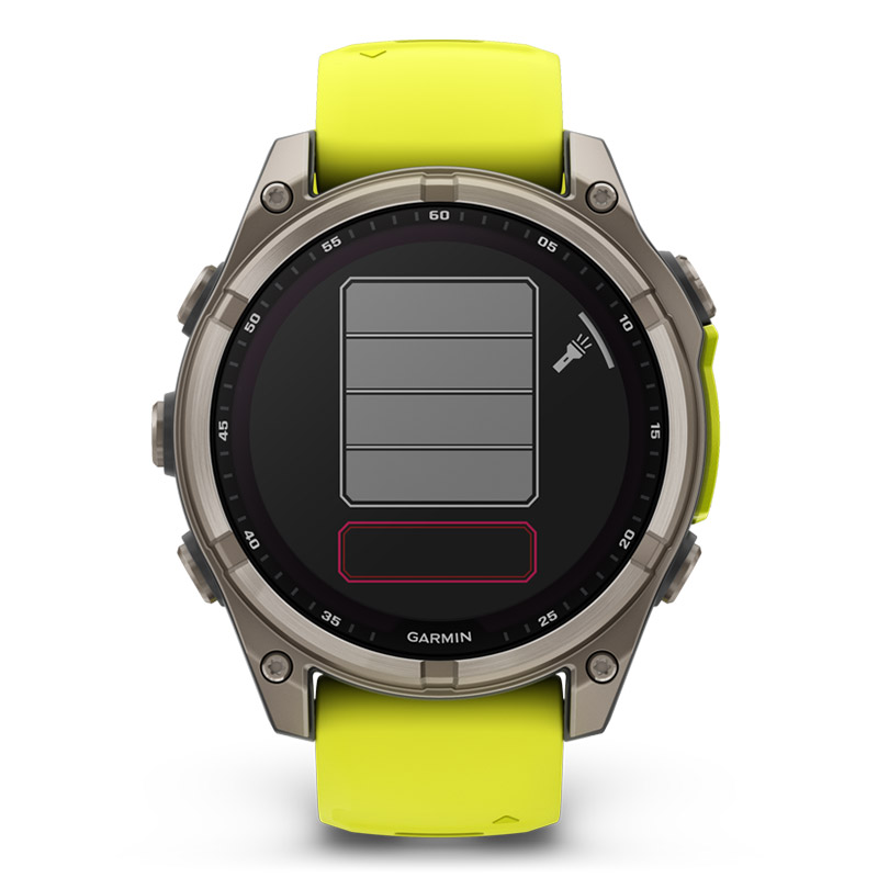 ガーミン フェニックス8 サファイア デュアルパワー 010-02906-51 GARMIN fenix 8 Sapphire Dual Power 51mm Ti / Amp Yellow