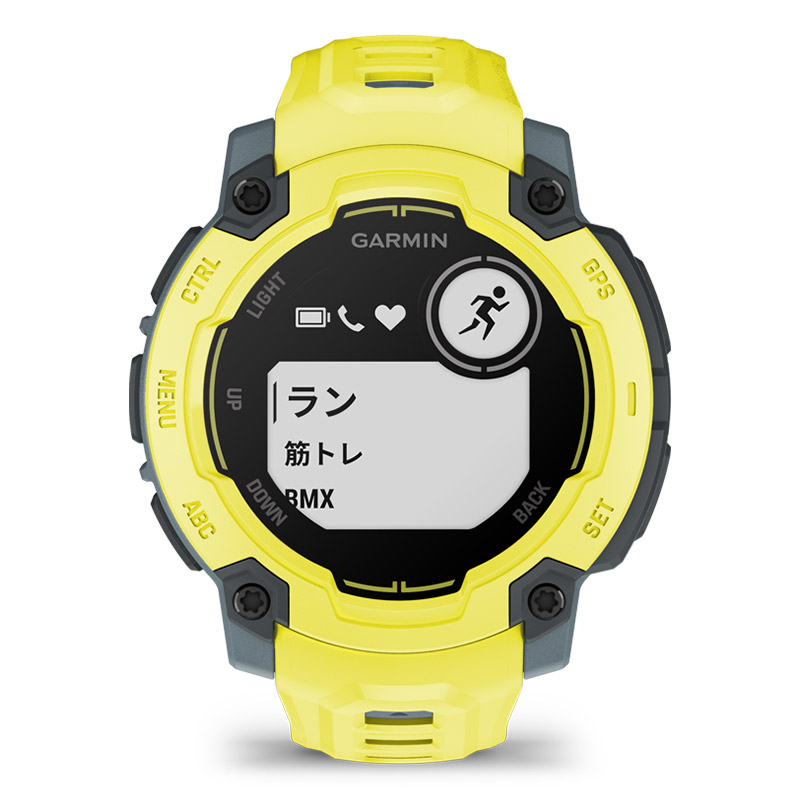 GARMIN デジタル腕時計 黄色 GARMIN fenix 8 Sapphire Dual Power 51mm Ti / Amp Yellow