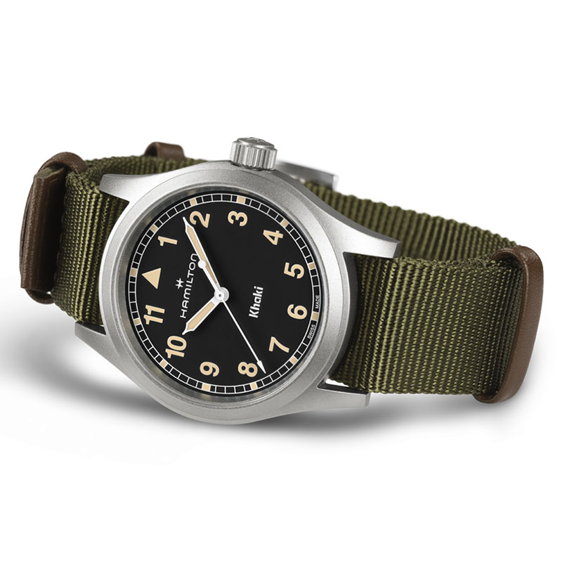 HAMILTON（ハミルトン） 無金利ローン可 カーキ フィールド クォーツ
