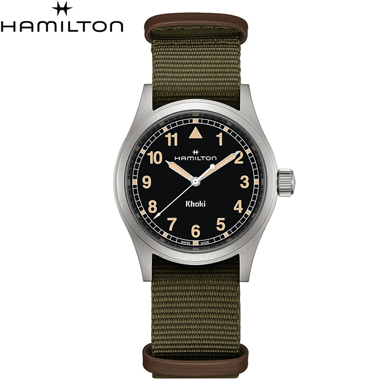 HAMILTON（ハミルトン） 無金利ローン可 カーキ フィールド クォーツ