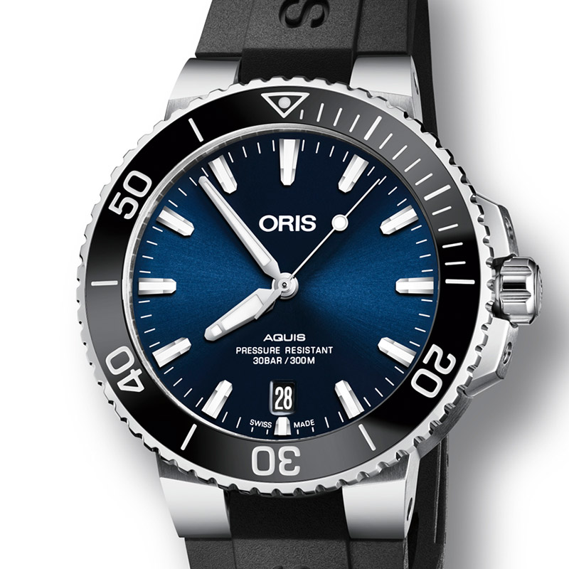 無金利ローン可 3年間無料点検付 オリス ORIS 腕時計 アクイスデイト