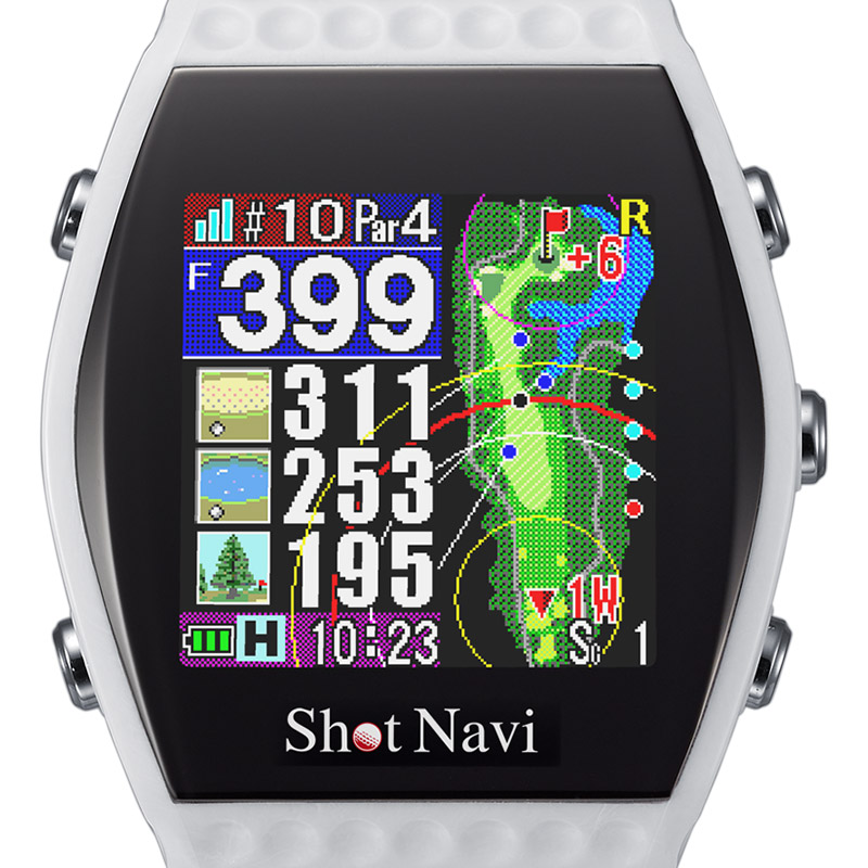 爆買いショットナビ インフィニティ GPS ゴルフナビウォッチ 腕時計タイプ ラウンド用品・アクセサリー