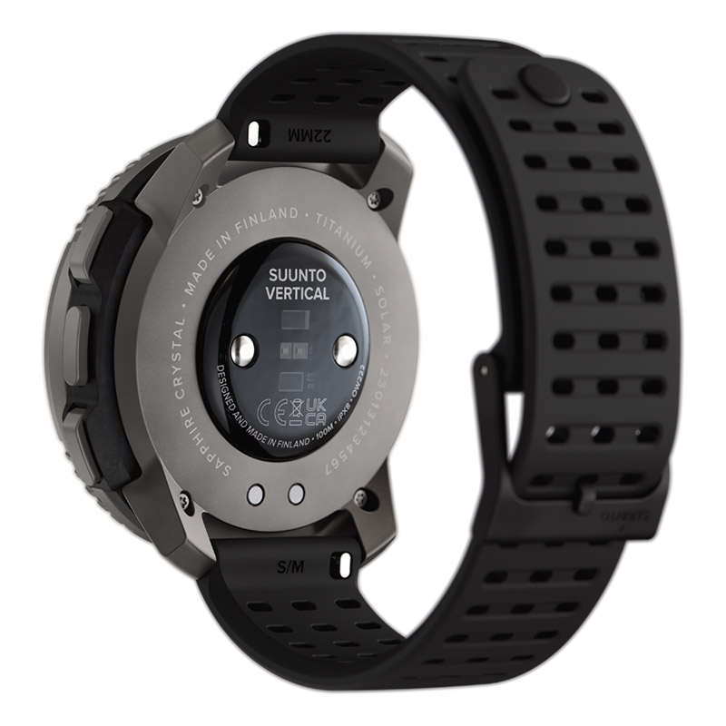 無金利ローン可 スント SUUNTO バーティカル チタニウム ソーラー ブラック VERTICAL Titanium Solar SS050858000 メンズ スマートウォッチの画像