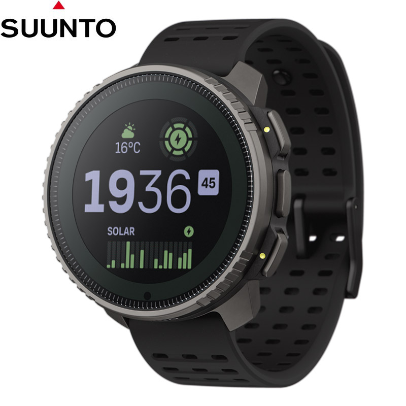 無金利ローン可 スント SUUNTO バーティカル チタニウム ソーラー ブラック VERTICAL Titanium Solar SS050858000 メンズ スマートウォッチの画像