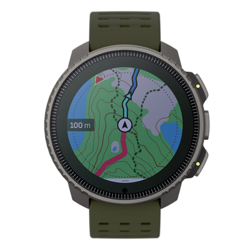 無金利ローン可 スント SUUNTO バーティカル チタニウム ソーラー フォレスト VERTICAL Titanium Solar SS050859000 メンズ スマートウォッチの画像
