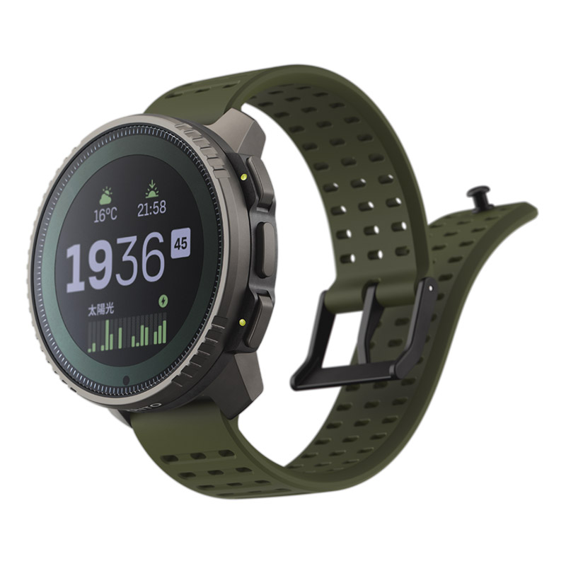 無金利ローン可 スント SUUNTO バーティカル チタニウム ソーラー フォレスト VERTICAL Titanium Solar SS050859000 メンズ スマートウォッチの画像