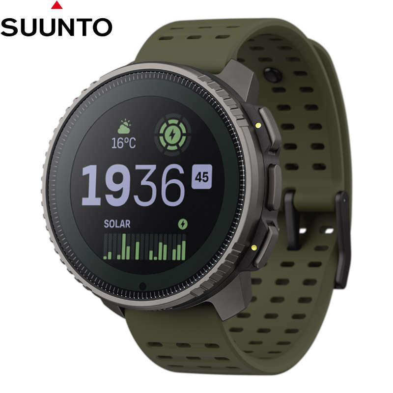 無金利ローン可 スント SUUNTO バーティカル チタニウム ソーラー フォレスト VERTICAL Titanium Solar SS050859000 メンズ スマートウォッチの画像