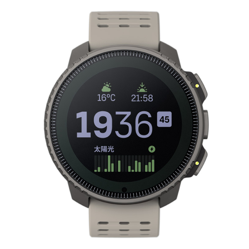 無金利ローン可 スント SUUNTO バーティカル チタニウム ソーラー サンド VERTICAL Titanium Solar SS050860000 メンズ スマートウォッチの画像