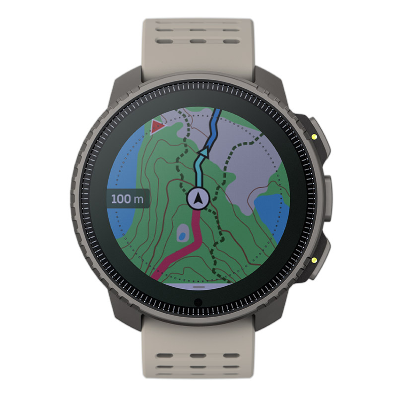 無金利ローン可 スント SUUNTO バーティカル チタニウム ソーラー サンド VERTICAL Titanium Solar SS050860000 メンズ スマートウォッチの画像