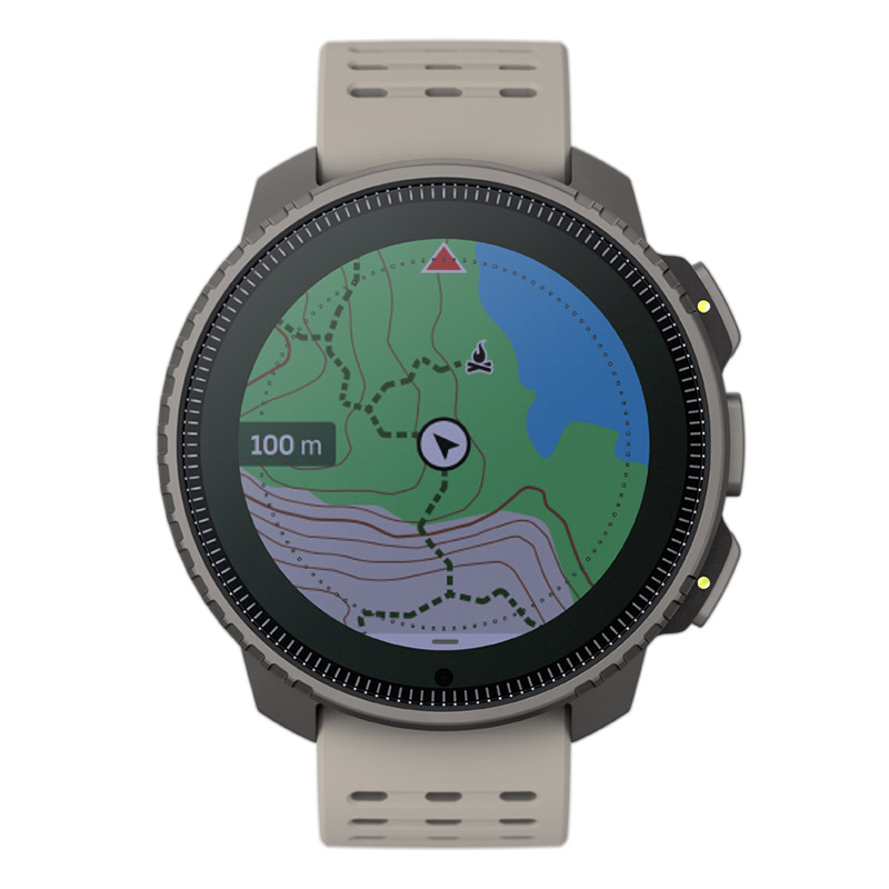 無金利ローン可 スント SUUNTO バーティカル チタニウム ソーラー サンド VERTICAL Titanium Solar SS050860000 メンズ スマートウォッチの画像