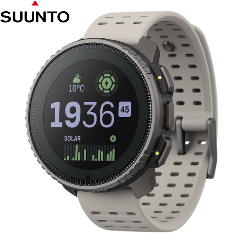 無金利ローン可 スント SUUNTO バーティカル チタニウム ソーラー サンド VERTICAL Titanium Solar SS050860000 メンズ スマートウォッチの画像