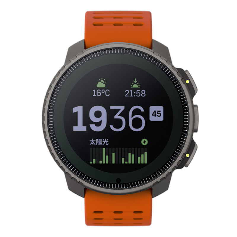 無金利ローン可 スント SUUNTO バーティカル チタニウム ソーラー キャニオン VERTICAL Titanium Solar SS050861000 メンズ スマートウォッチの画像