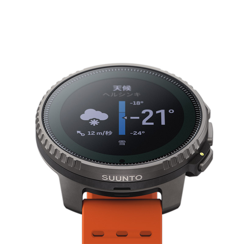 無金利ローン可 スント SUUNTO バーティカル チタニウム ソーラー キャニオン VERTICAL Titanium Solar SS050861000 メンズ スマートウォッチの画像