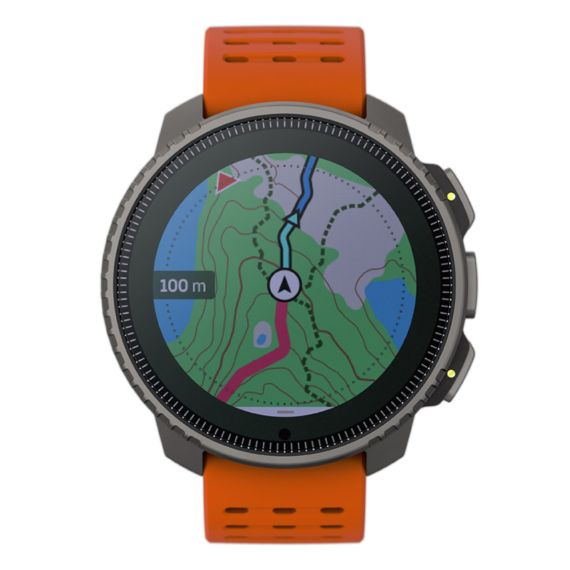 無金利ローン可 スント SUUNTO バーティカル チタニウム ソーラー キャニオン VERTICAL Titanium Solar SS050861000 メンズ スマートウォッチの画像
