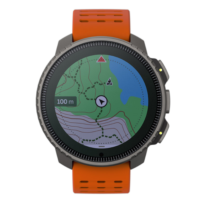 無金利ローン可 スント SUUNTO バーティカル チタニウム ソーラー キャニオン VERTICAL Titanium Solar SS050861000 メンズ スマートウォッチの画像
