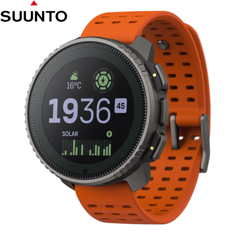 無金利ローン可 スント SUUNTO バーティカル チタニウム ソーラー キャニオン VERTICAL Titanium Solar SS050861000 メンズ スマートウォッチの画像
