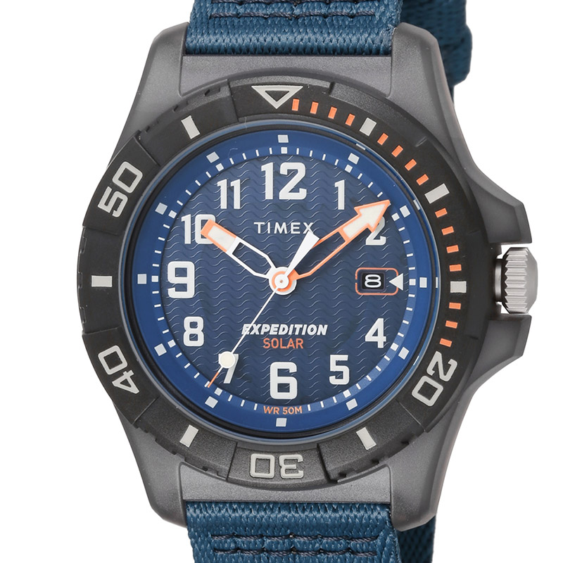タイメックス TIMEX エクスペディション ノース フリーダイブ オーシャン TW2V40300 メンズ 腕時計 ソーラー 海洋プラスチック アウトドア カジュアル ウォッチ｜thewatchshopwebstore｜03