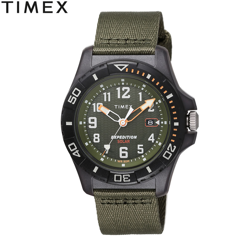 タイメックス TIMEX エクスペディション ノース フリーダイブ オーシャン TW2V40400 メンズ 腕時計 ソーラー 海洋プラスチック アウトドア カジュアル ウォッチ｜thewatchshopwebstore｜02