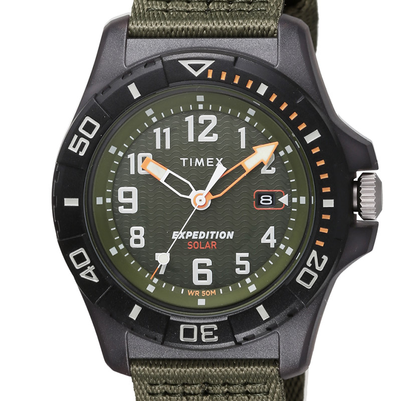 タイメックス TIMEX エクスペディション ノース フリーダイブ オーシャン TW2V40400 メンズ 腕時計 ソーラー 海洋プラスチック アウトドア カジュアル ウォッチ｜thewatchshopwebstore｜03