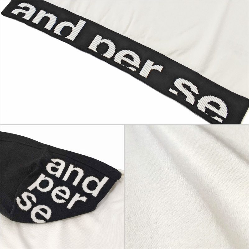 and per se（アンパスィ） レディース フード付き 長袖 セーター