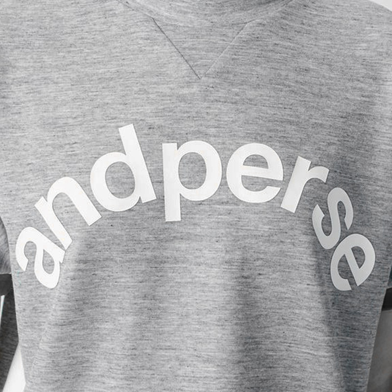 and per se（アンパスィ） レディース モックネック スウェット 半袖