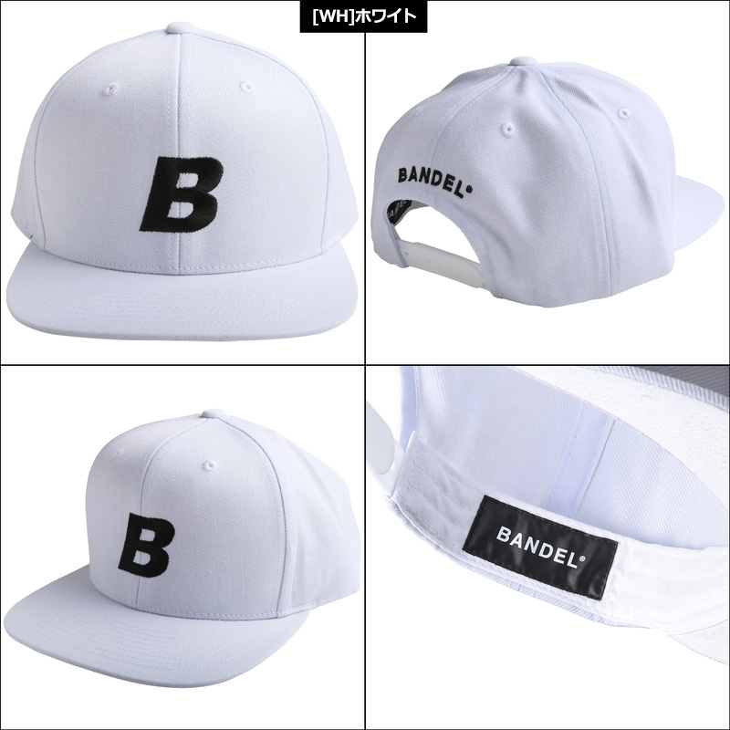 BANDEL クーポン有 バンデル B-Logo フラットビル キャップ BAN