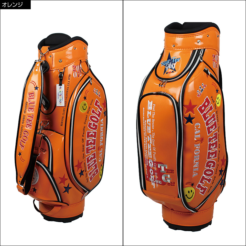 【貴重】TDG THE DOG GOLF エナメルキャディバッグ 口枠6分割 未使用】TDG THE DOG GOLF エナメルキャディバッグ 口枠6分割