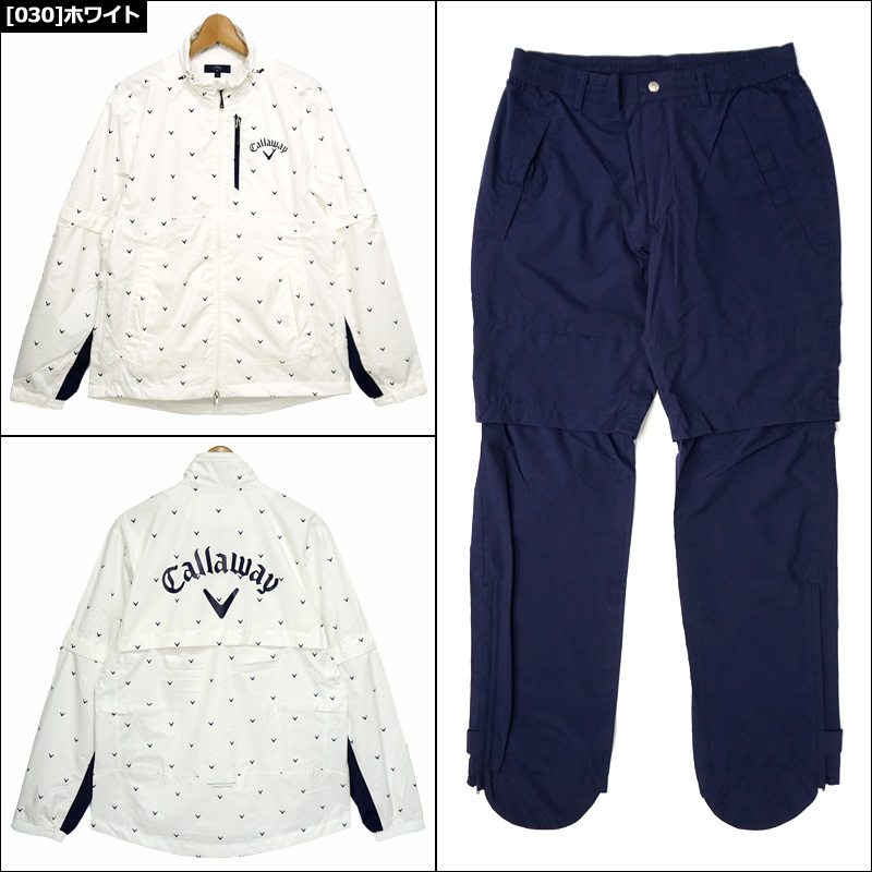 セール 海外 メンズ キャロウェイ Callaway レインウェア 耐水圧 上下セット メンズウェア