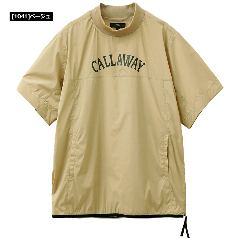 Callaway キャロウェイ メンズ モックネック 半袖 プルオーバー