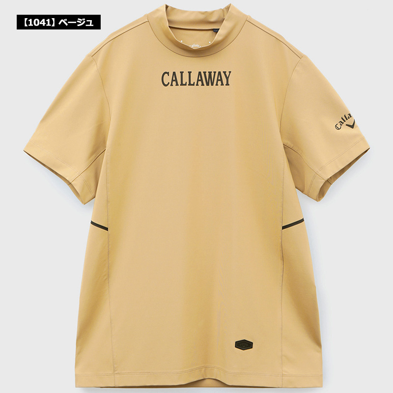 Callaway キャロウェイ メンズ モックネック 半袖シャツ