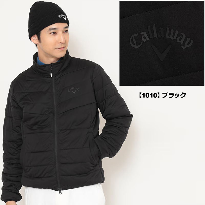 【新品】キャロウェイ／ジャケット／中綿 Callaway（キャロウェイ） ストレッチ ナイロンタフタ 中綿 ブルゾン