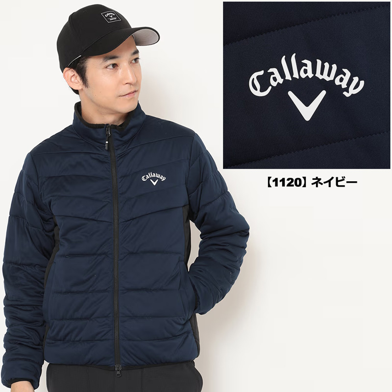 Callaway（キャロウェイ） 2025 メンズ 中綿 ブルゾン ストレッチ 撥水