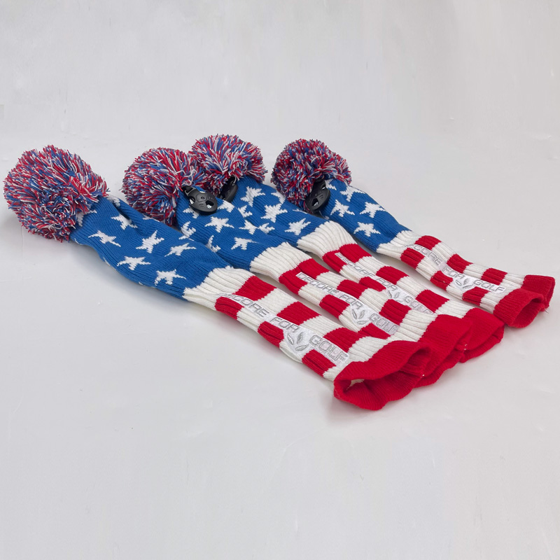 DECORE FOR GOLF デコレフォーゴルフ ニット ヘッドカバー 4点セット