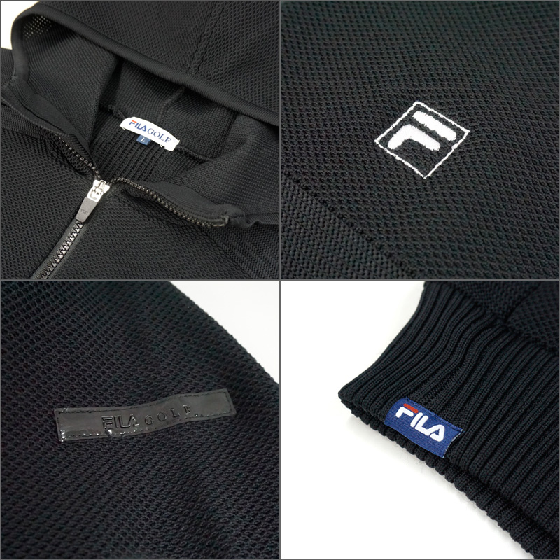 FILA GOLF 均一SALE フィラゴルフ メンズ フルジップ ニット パーカー