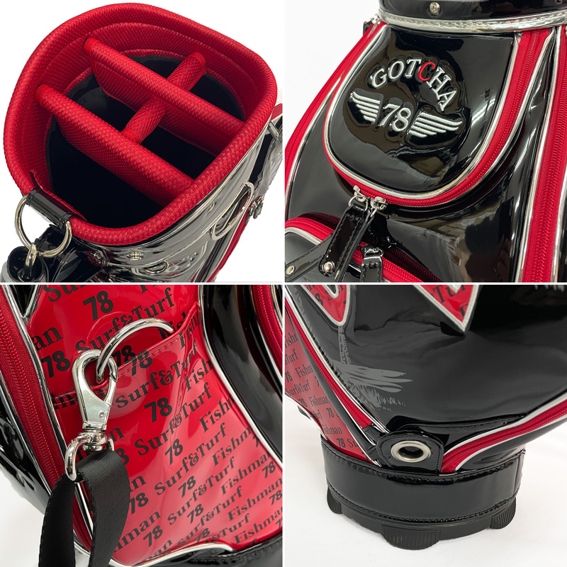 GOTCHA GOLF ガッチャゴルフ 2025 9.5型キャディバッグ MAX 3点式