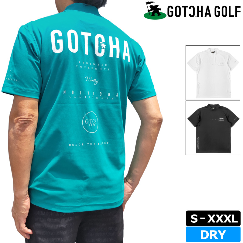 ガッチャゴルフ メンズ 吸汗速乾 モックネック 半袖 シャツ ラメ シート 232GG1000 GOTCHA GOLF メール便発送 3SS2 ゴルフウェア  モックシャツ JUN3 : gtwrn232gg1000 : サードウェイブ 365スポーツ - 通販 - Yahoo!ショッピング