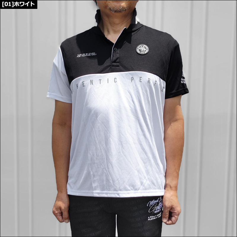 GOTCHA GOLF ガッチャゴルフ メンズ 吸汗速乾 UVカット 半袖