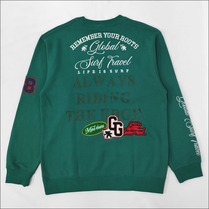 GOTCHA GOLF ガッチャゴルフ プレミアムワッペン 長袖 スウェット