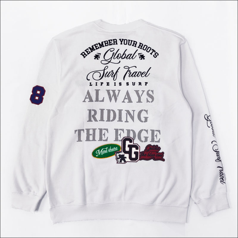 ガッチャゴルフ プレミアムワッペン 長袖 スウェット 233GG1307 GOTCHA GOLF 【新品】SCBR トレーナー トップス ゴルフウェア メンズ レディース ユニセックス GOTCHA GOLF ガッチャゴルフ プレミアムワッペン 長袖 スウェット