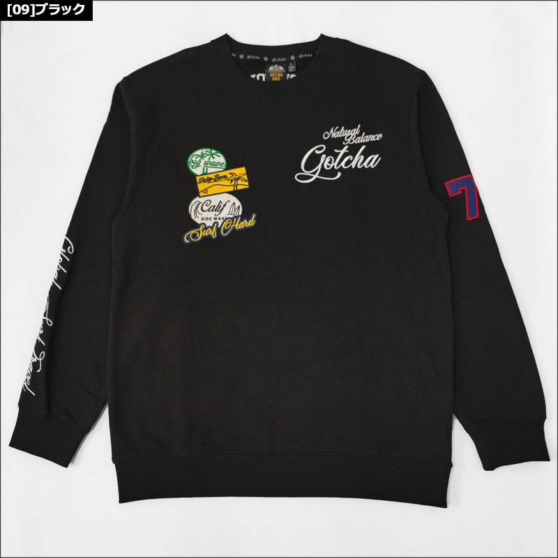 GOTCHA GOLF ガッチャゴルフ プレミアムワッペン 長袖 スウェット