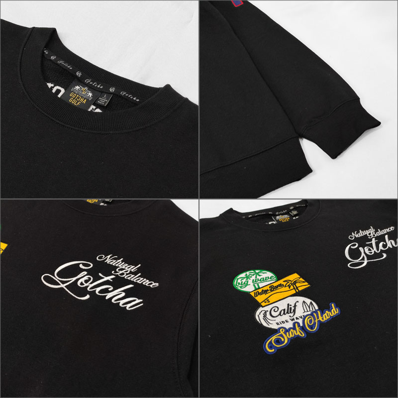 GOTCHA GOLF ガッチャゴルフ プレミアムワッペン 長袖 スウェット