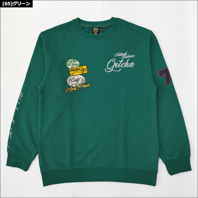 GOTCHA GOLF ガッチャゴルフ プレミアムワッペン 長袖 スウェット